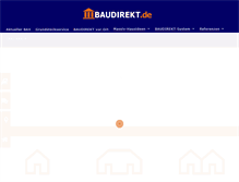 Tablet Screenshot of baudirekt.de